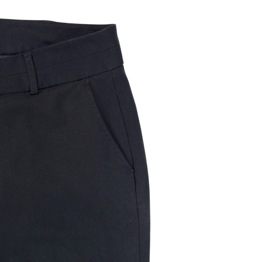 Michael Kors Tapered Dress Pants 8 Black Stretch Workwear Quiet Luxury Designer - Picture 4 of 11